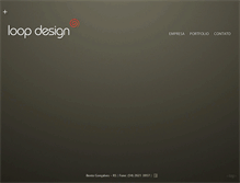 Tablet Screenshot of loopdesign.com.br